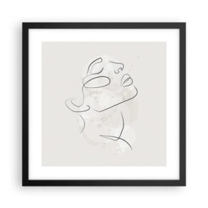 Plakát v černém rámu - Náčrt snu - 40x40 cm