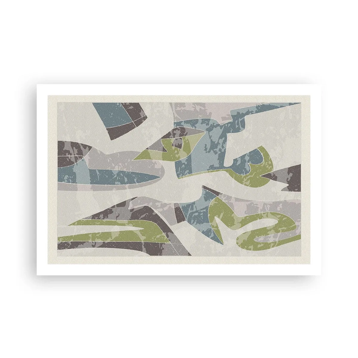 Plakát - Kompozice za sklem - 91x61 cm