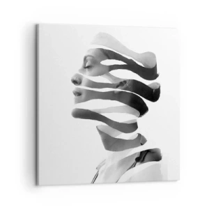 Obraz na plátně - Surrealistický portrét - 50x50 cm