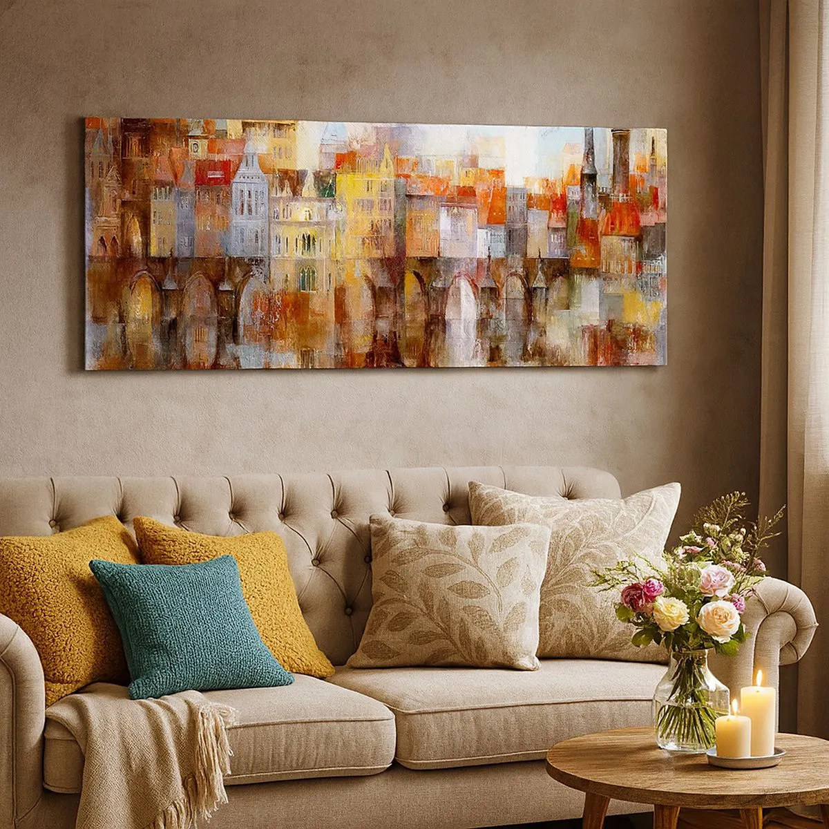 Obraz na plátně - Pod mostem je taky krásně - 100x40 cm