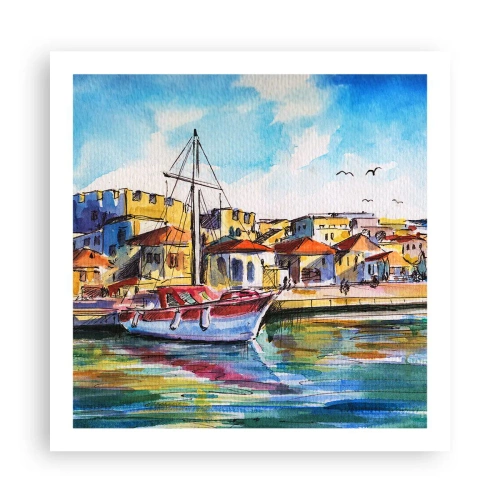 Plakát - Duhové odpoledne - 60x60 cm