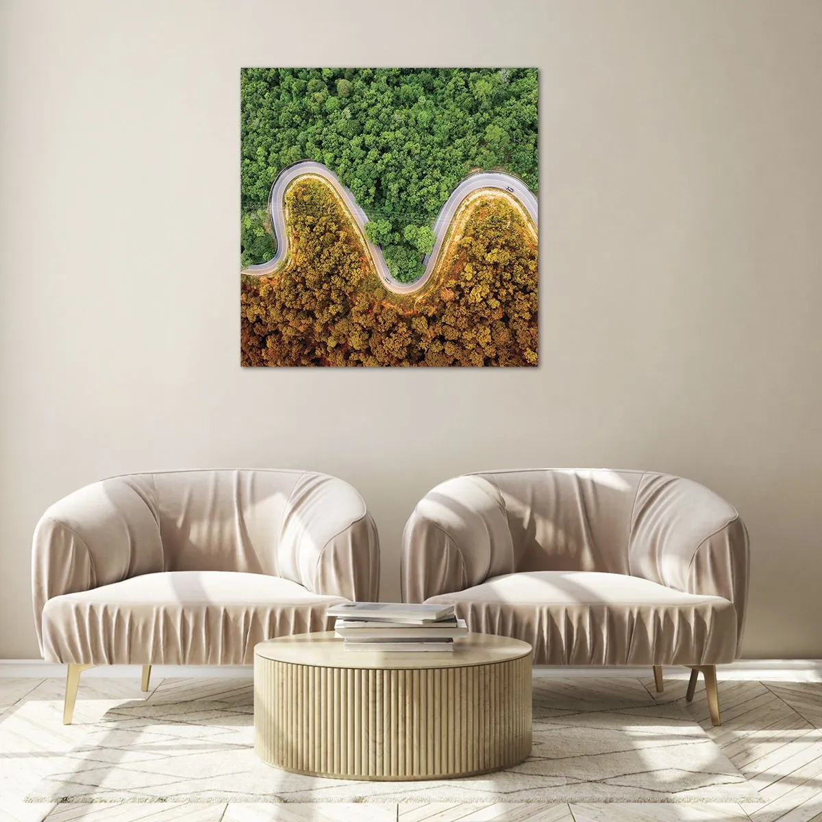 Obraz na skle - Hranice a průlomy - 70x70 cm