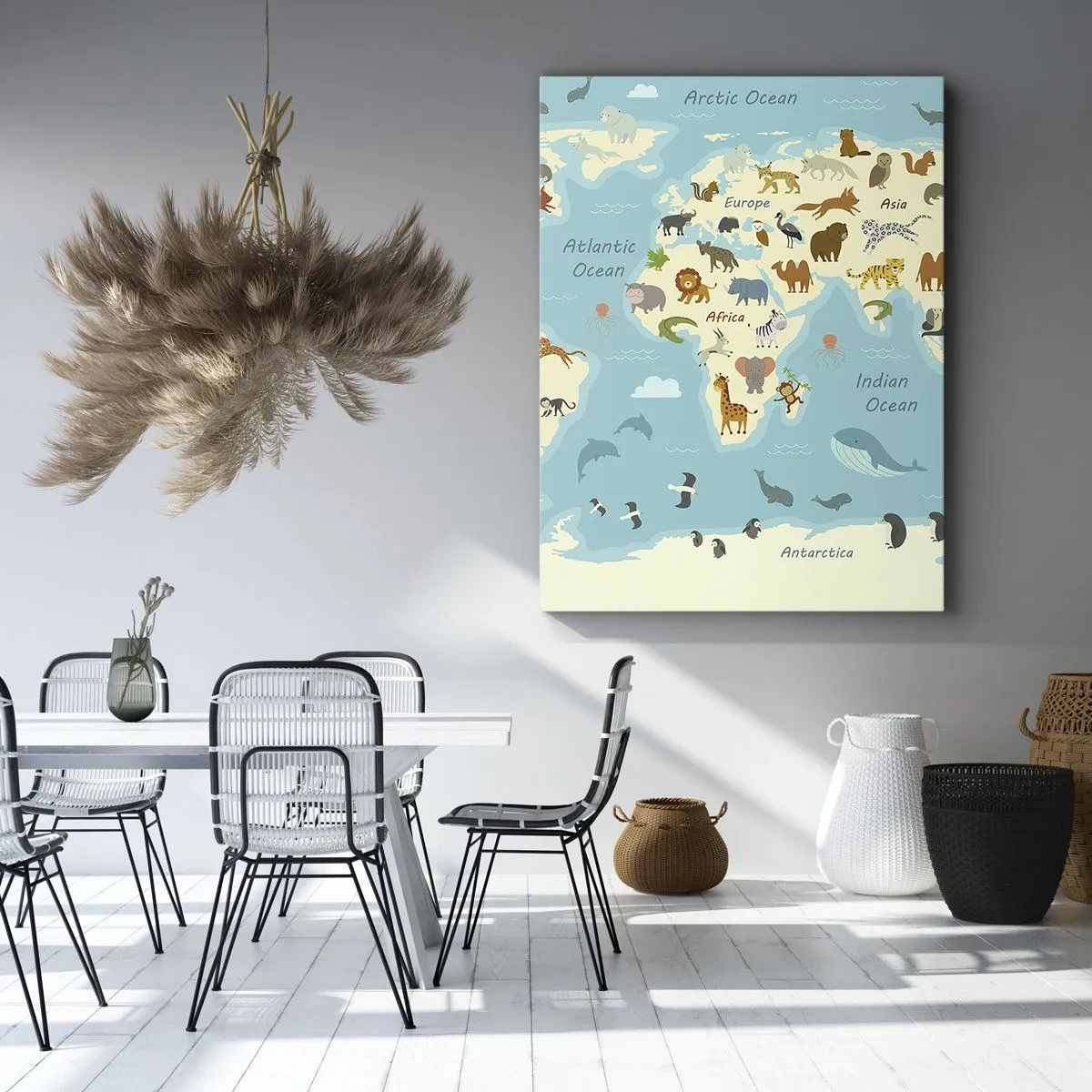 Obraz na plátně - Dobří sousedé - 45x80 cm