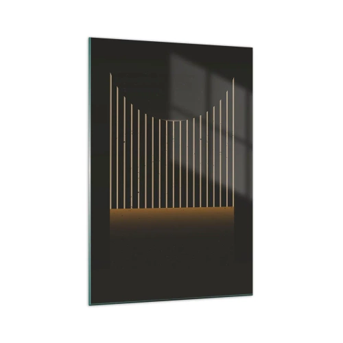 Obraz na skle - Prozkoumat temnotu - 70x100 cm