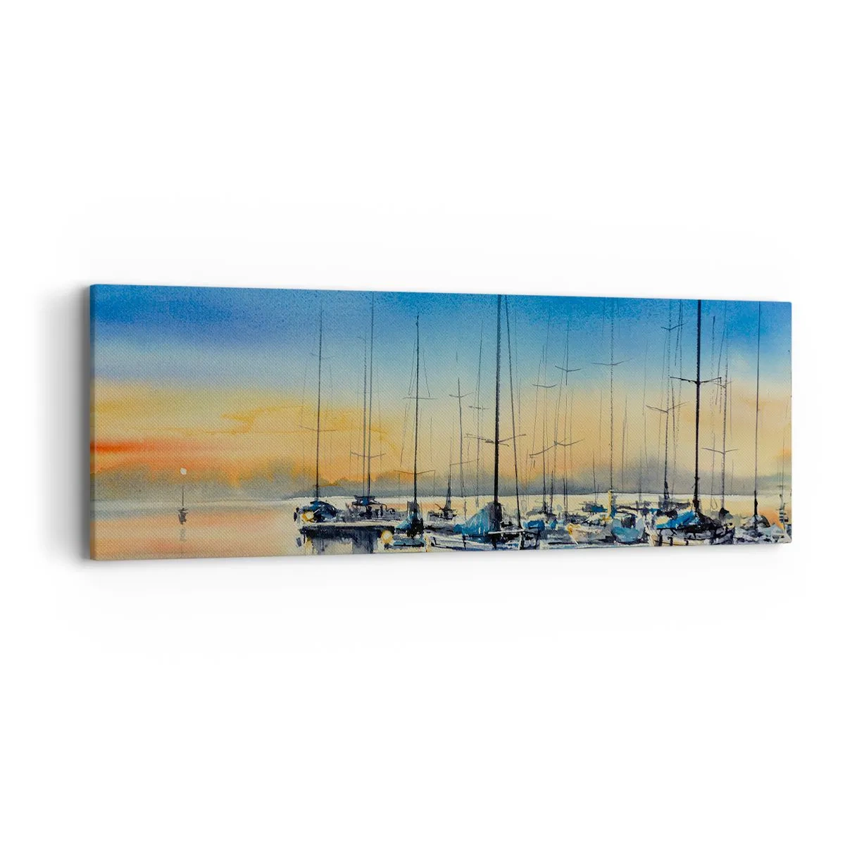 Obraz na plátně - Konec dobrého dne - 90x30 cm