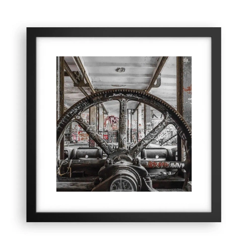 Plakát v černém rámu - Tajný život továrny - 30x30 cm