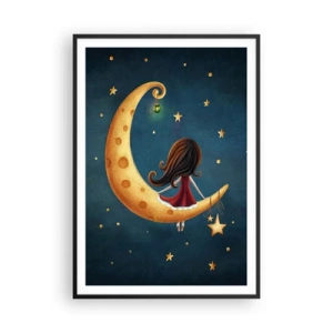 Plakát v černém rámu - Kdysi dávno… - 70x100 cm