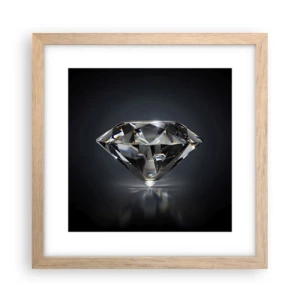 Plakát v rámu světlý dub - Best girls friend - 30x30 cm