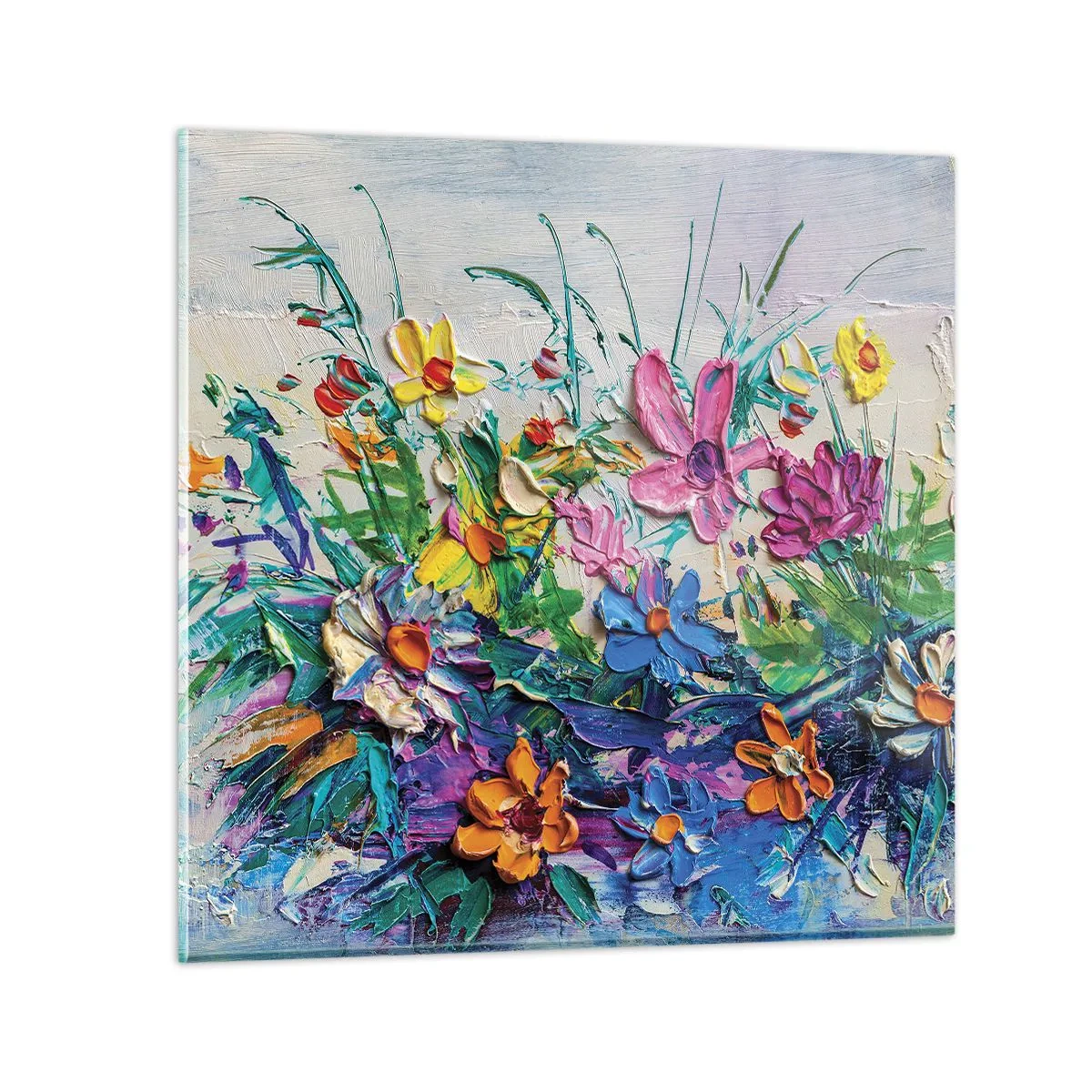 Obraz na skle - Vůbec ne zátiší - 30x30 cm