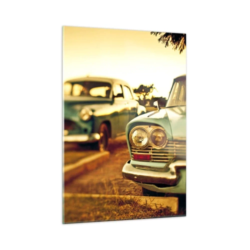 Obraz na skle - Počkáme, uvidíme - 50x70 cm