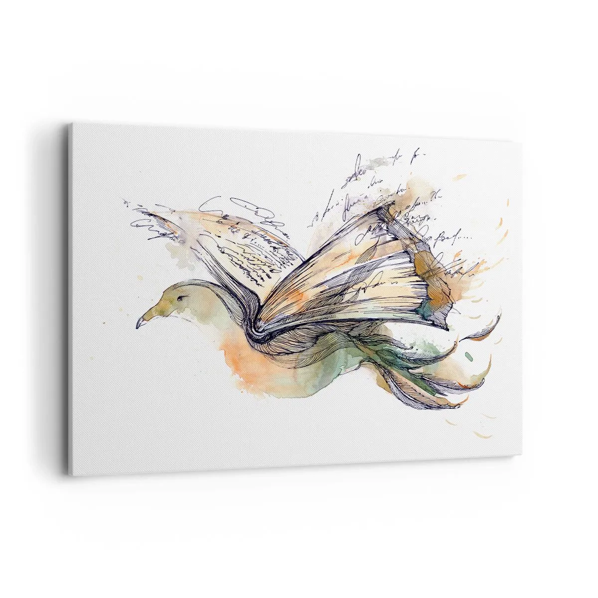 Obraz na plátně - Na křídlech poezie - 120x80 cm