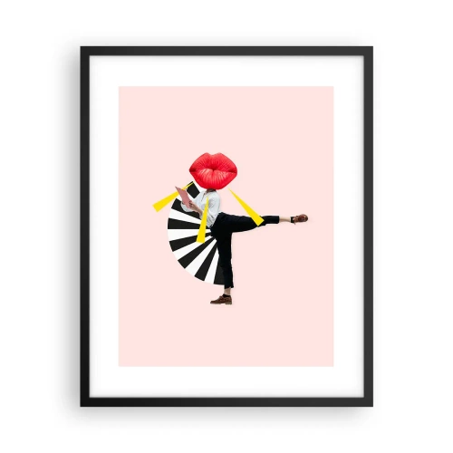 Plakát v černém rámu - Surrealistický pop-art - 40x50 cm