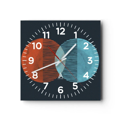 Nástěnné hodiny - Astronomická fantazie - 40x40 cm