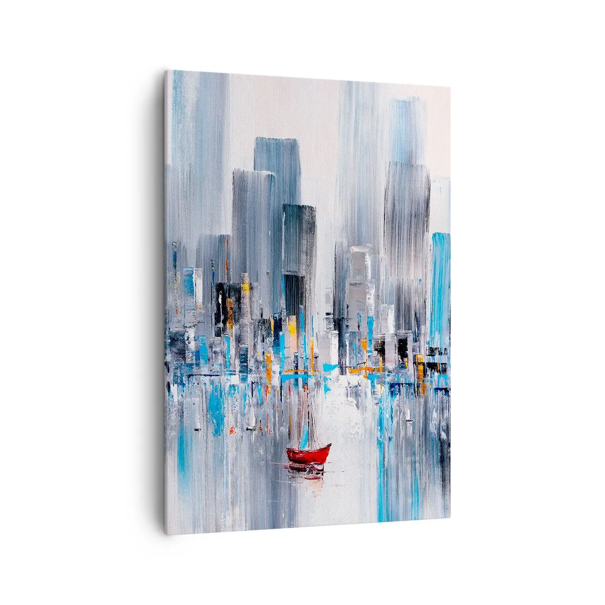 Obraz na plátně - Metropole u zálivu - 70x100 cm