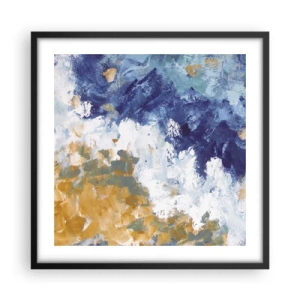 Plakát v černém rámu - Tanec živlů - 50x50 cm