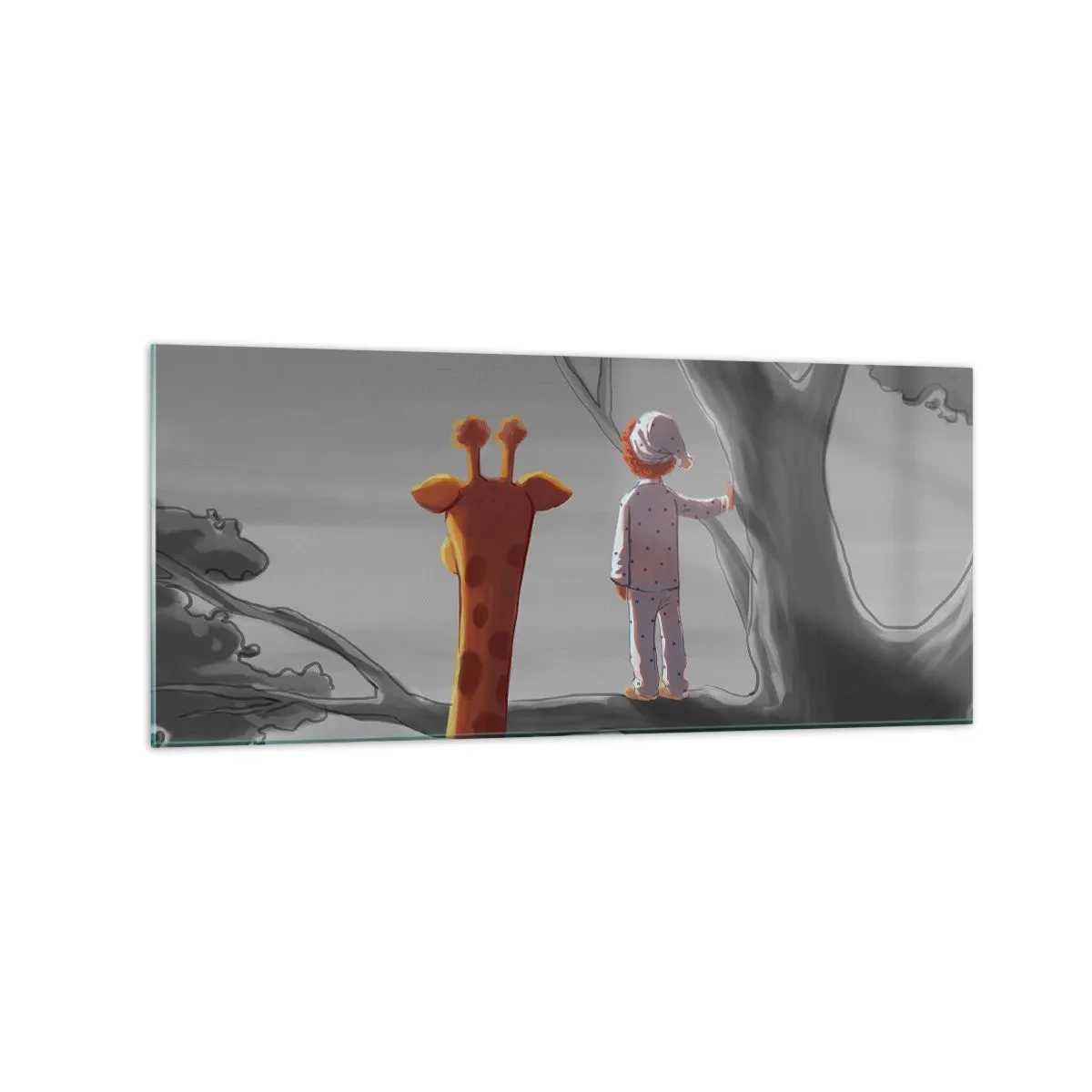 Obraz na skle - Fakt se to děje - 120x50 cm