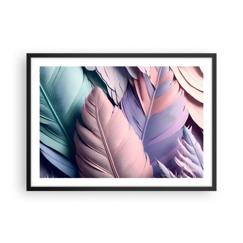 Plakát v černém rámu - Ptačí styl - 70x50 cm