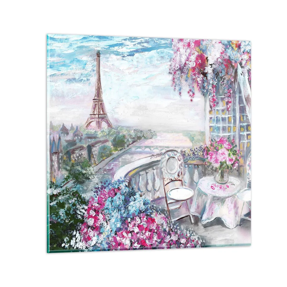 Obraz na skle - Nejkrásněji je tu v květnu - 70x70 cm