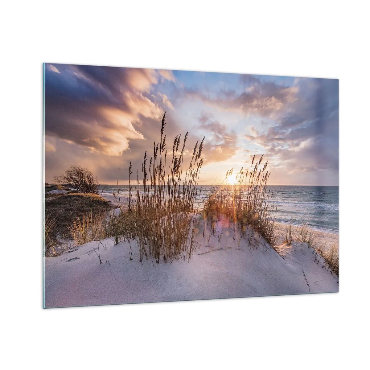 Obraz na skle - Rozloučení se sluncem a větrem - 100x70 cm