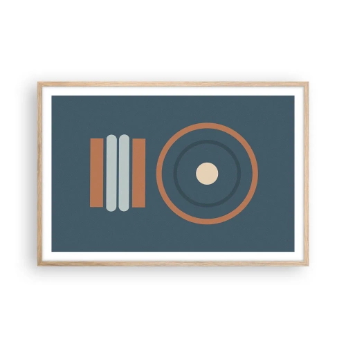 Plakát v rámu světlý dub - Podstata věcí - 91x61 cm