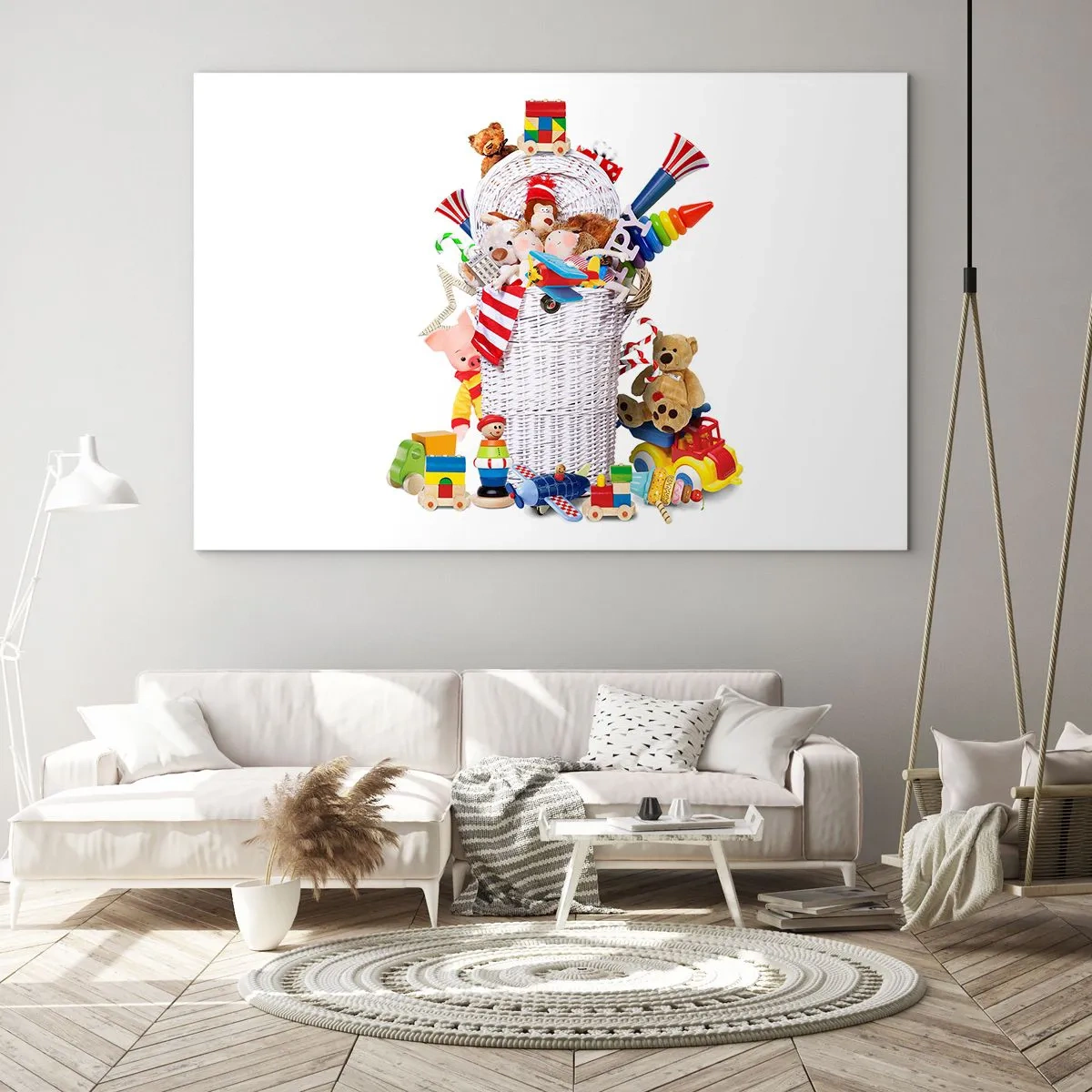 Obraz na skle - Poklady děťátka - 120x80 cm