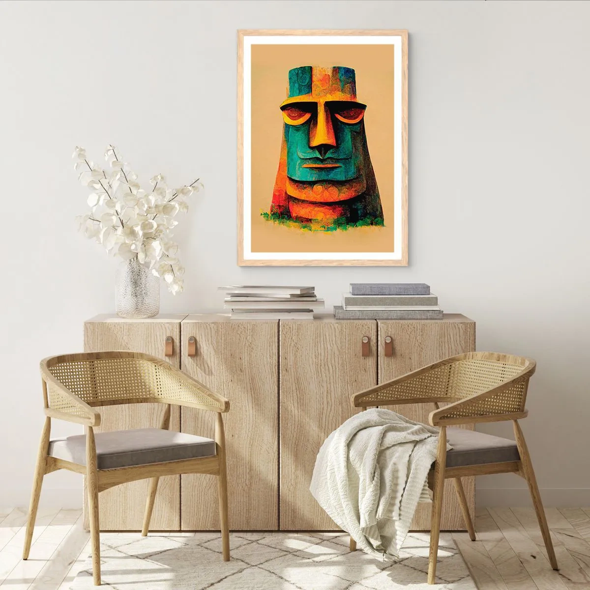 Plakát v rámu světlý dub - Sošný, ale sympatický - 61x91 cm