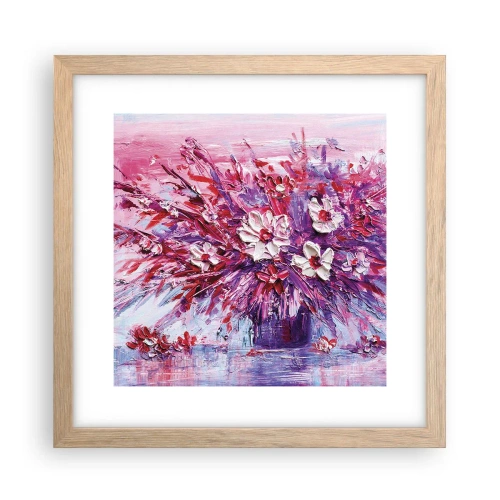 Plakát v rámu světlý dub - Nevinnost a vášeň - 30x30 cm