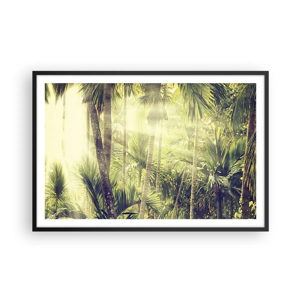 Plakát v černém rámu - V zeleném žáru - 91x61 cm