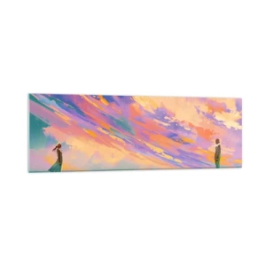 Obraz na skle - Síla přitažlivosti - 160x50 cm