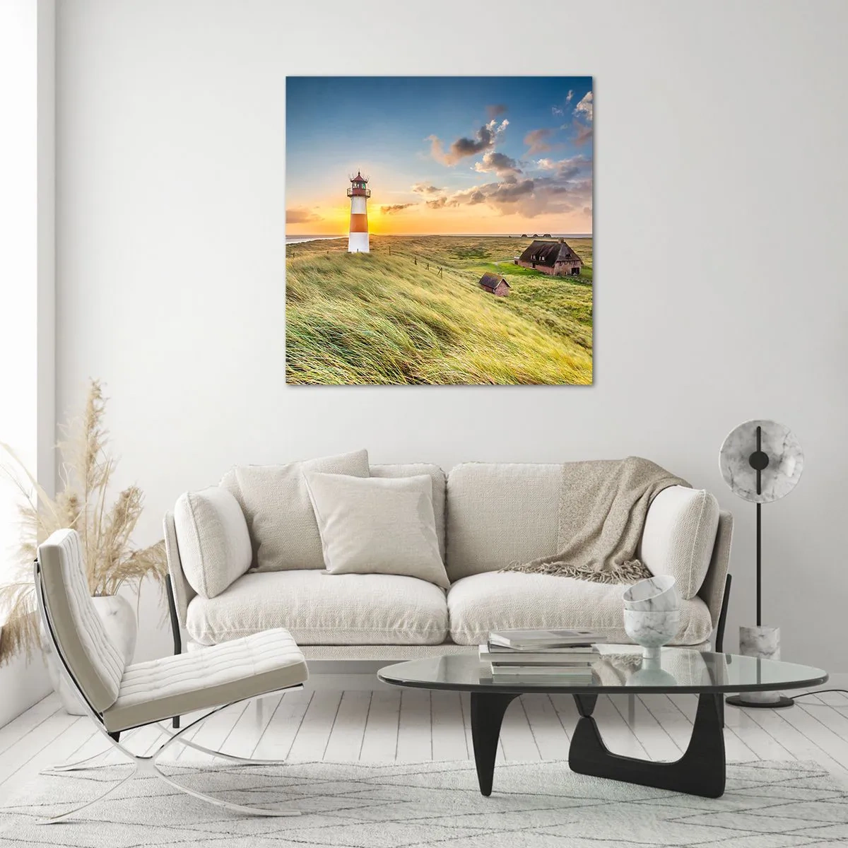 Obraz na skle - Mezi vlnami - 40x40 cm