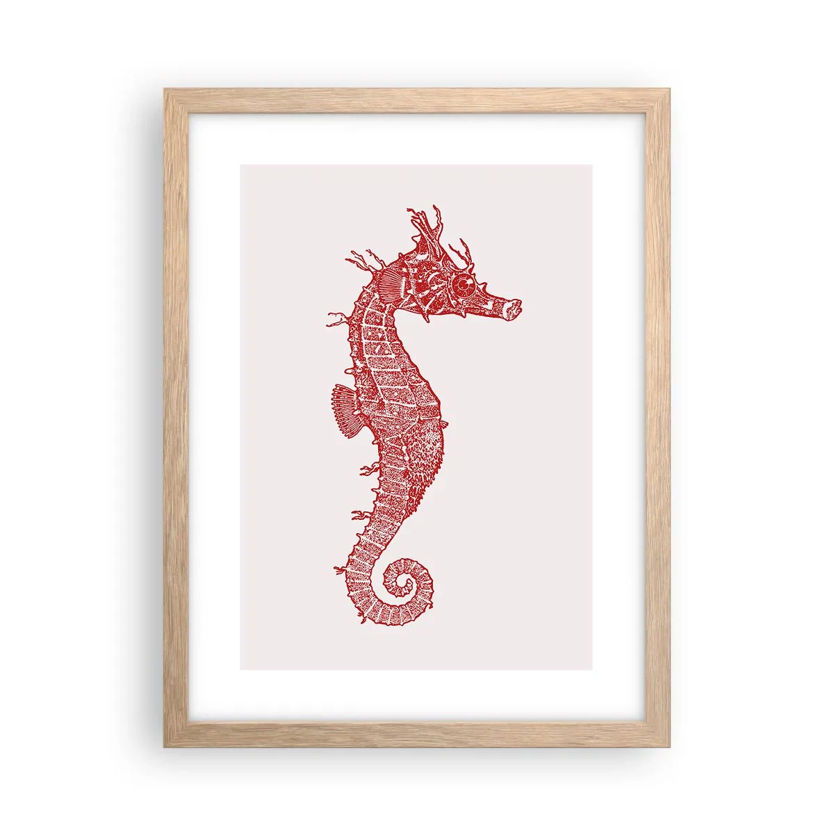 Plakát v rámu světlý dub - Dokonalá bytost - 30x40 cm