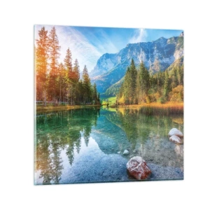 Obraz na skle - Něžnost podzimu - 70x70 cm