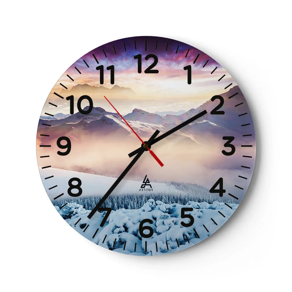 Nástěnné hodiny - Síla a čistota přírody - 30x30 cm