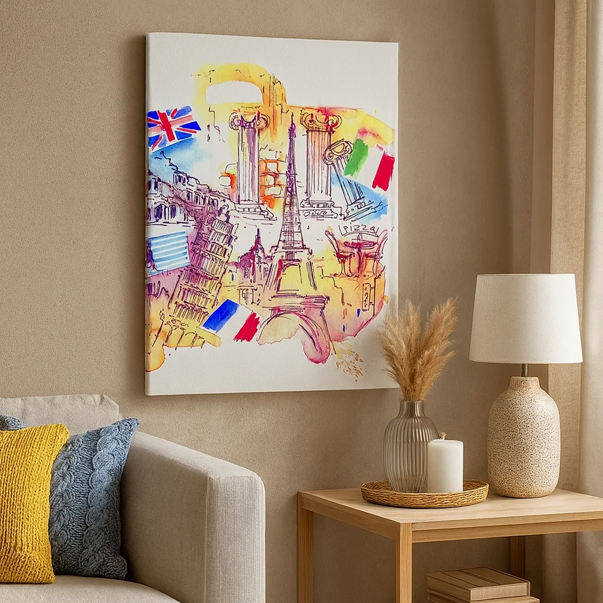 Obraz na plátně - Evropské turné - 50x70 cm