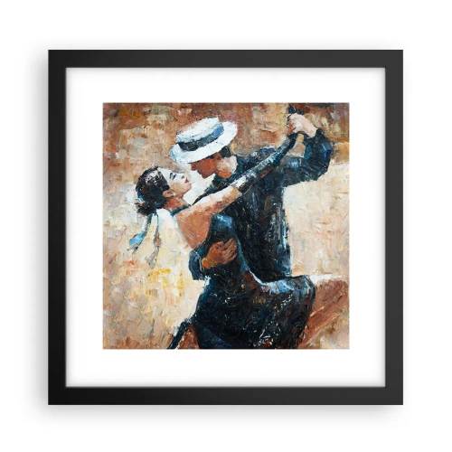 Plakát v černém rámu - A la Rudolf Valentino - 30x30 cm