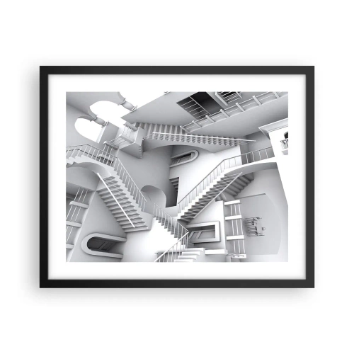 Plakát v černém rámu - Paradoxy prostoru - 50x40 cm
