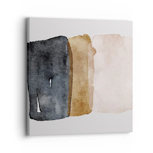 Obraz na plátně - Kompozice zemitých barev - 30x30 cm