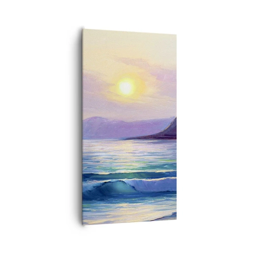 Obraz na plátně - Křišťál vody a vzduchu - 65x120 cm