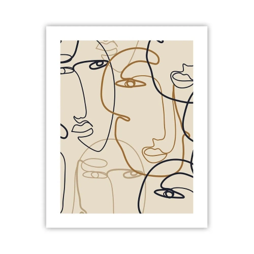 Plakát - Portrét znásobený - 40x50 cm