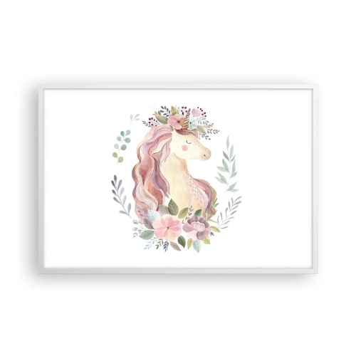 Plakát v bílém rámu - Pozvánka do říše pohádek - 91x61 cm