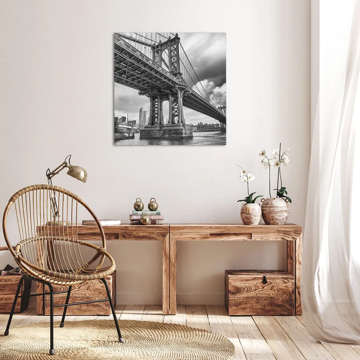 Obraz na plátně - Do srdce města - 60x60 cm