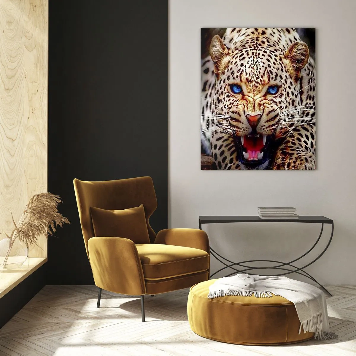 Obraz na skle - Vztek kráse neškodí - 70x100 cm