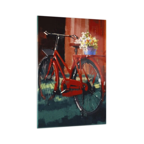 Obraz na skle - I want to ride my bicycle - 70x100 cm