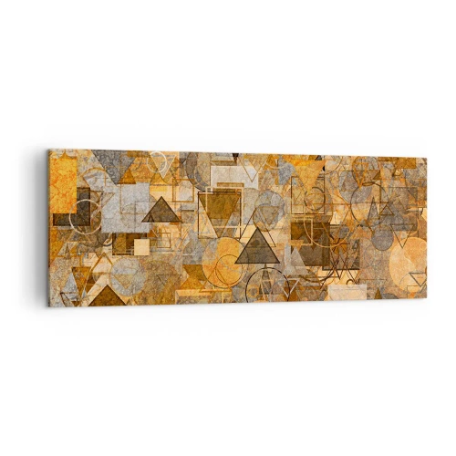 Obraz na plátně - Svět zachycený v podobě - 140x50 cm
