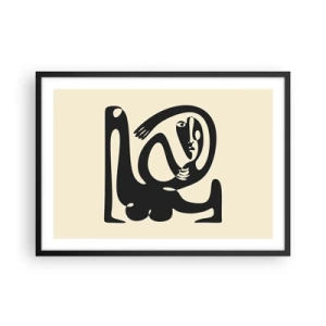 Plakát v černém rámu - Téměř Picasso - 70x50 cm