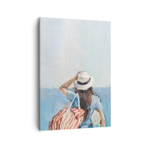Obraz na plátně - Vítej na dovolené - 50x70 cm