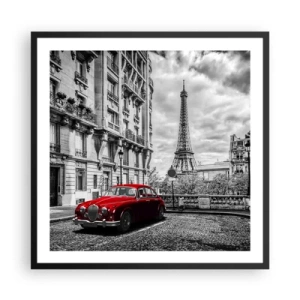 Plakát v černém rámu - Dravec ve městě - 60x60 cm