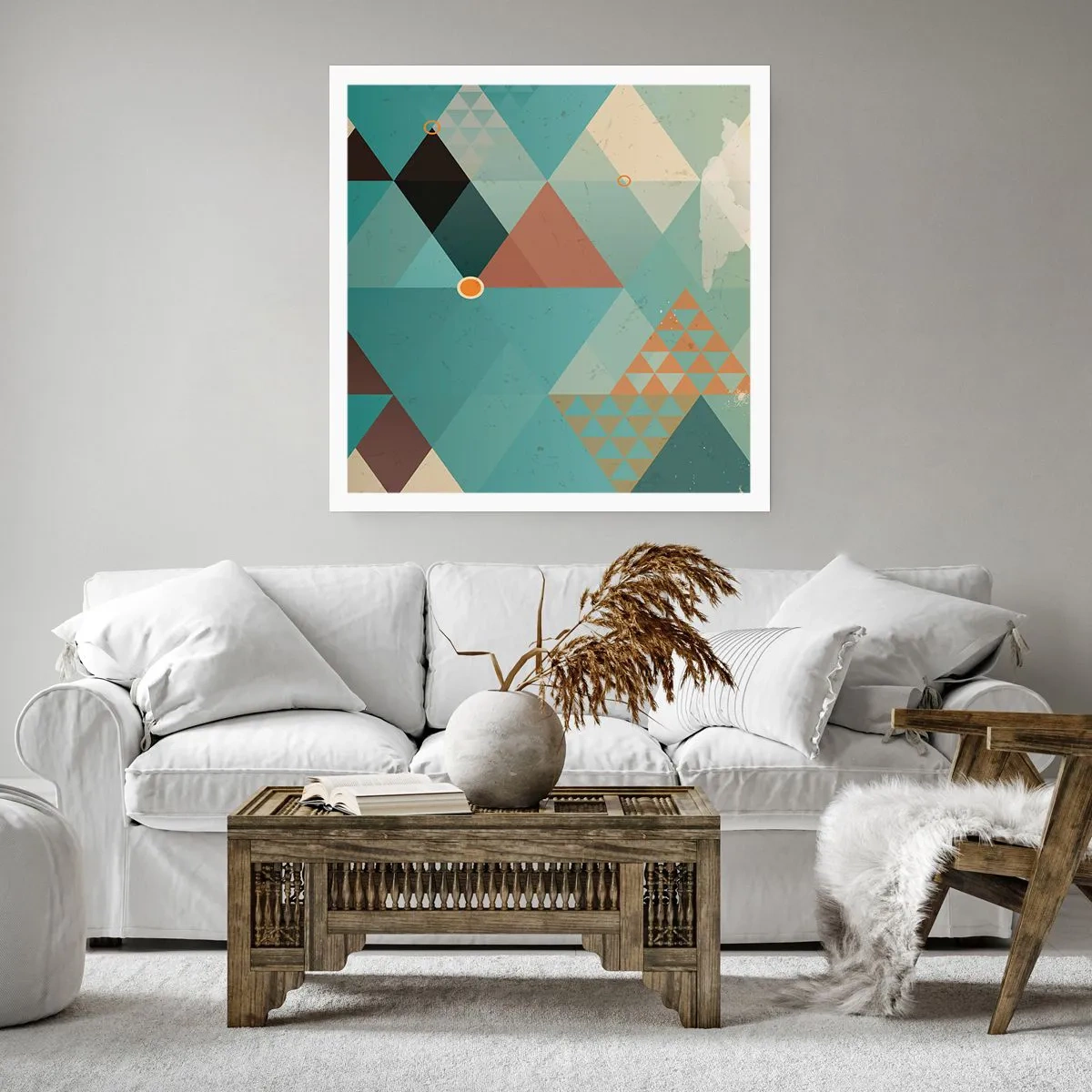 Plakát - Jednota mnohosti, mnohost jednoty - 50x50 cm