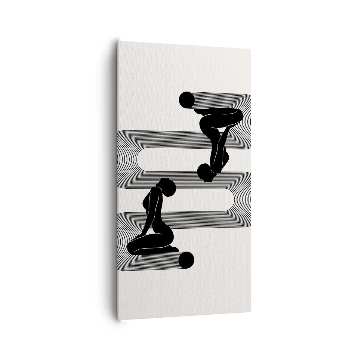 Obraz na plátně - Smyslná symetrie - 65x120 cm