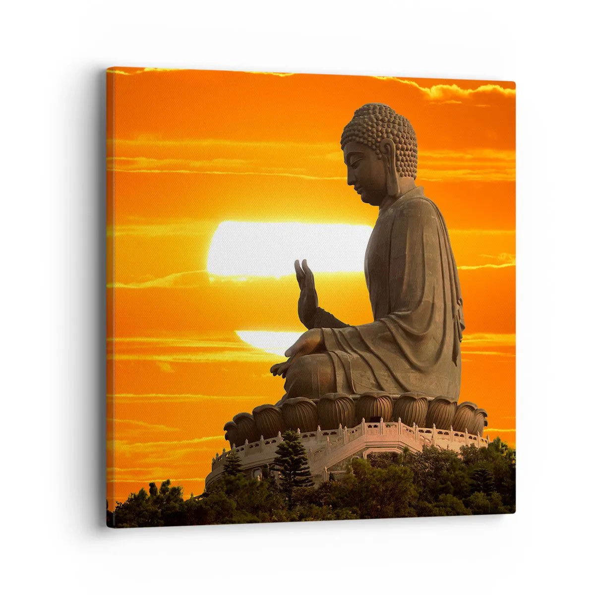 Obraz na plátně - Bez strachu ze světa - 40x40 cm